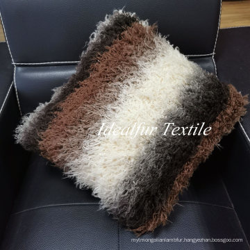 Mongolian Lamb Faux Fur Pillow Cover Decorative Cushion Cover